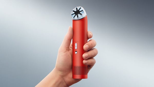 Dyson HushJet mini Rød