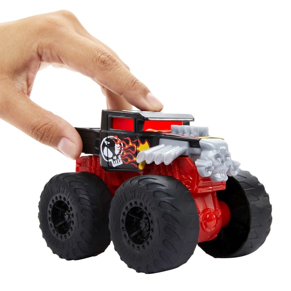 Hot Wheels Monster Trucks Roarin' Wreckers Bone Shaker