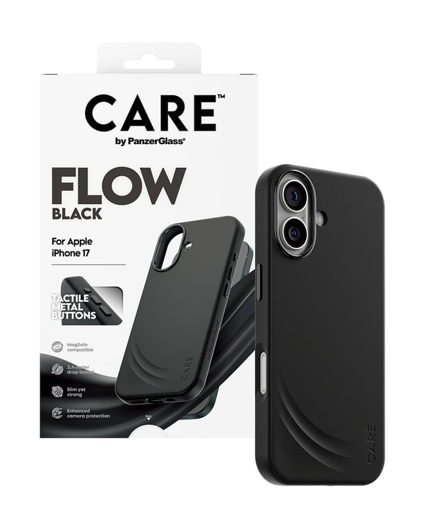 PanzerGlass CARE™ by ® Flow Case Sort m. MagSafe iPhone 17