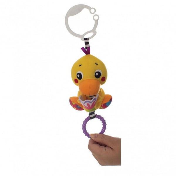 Playgro Peek-A-Boo Wiggling Duck leksaker till barnvagnsmobil