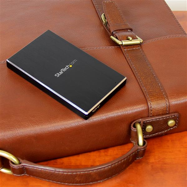 StarTech.com S251BMU313 tallennusaseman kotelo HDD-/SSD-kotelo Musta 2.5"