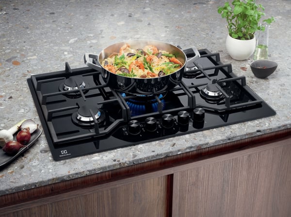 Electrolux EGG7536K Sort Indbygget 75 cm Gaskomfur 5 zone(s)