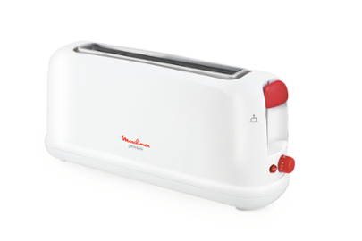 Moulinex LS160111 brödrostar 7 1 skivor 1000 W Röd, Vit