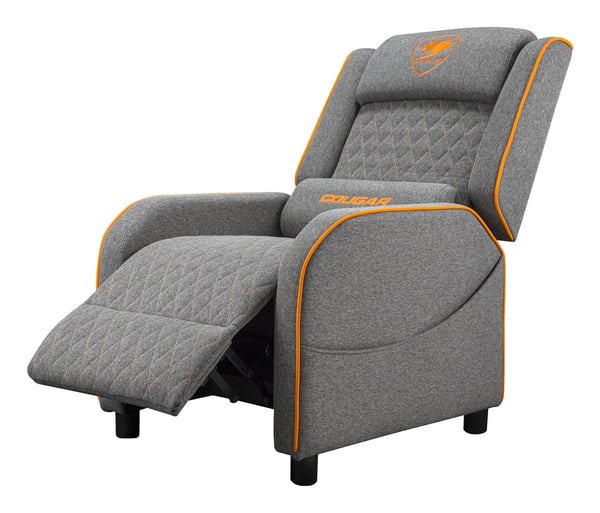 COUGAR Ranger One Spelfåtölj Stoppad och vadderad sits sits Grå, Orange