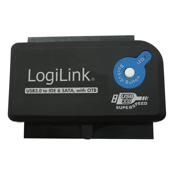 LogiLink AU0028A kabel kønsskifter USB 3.0 IDE / SATA Sort