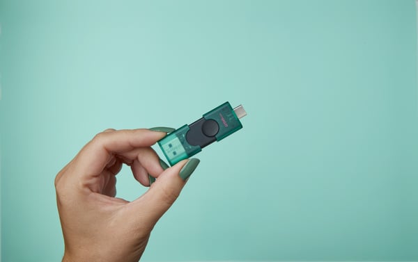 Kingston USB-A+ USB-C 3.2 Gen 1 DataTraveler DuoG2 - USB-Stick - 256 GB