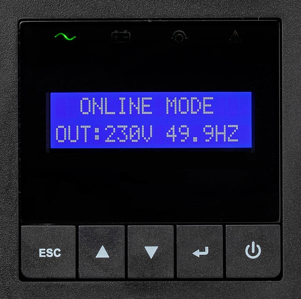 Eaton 9E2000IR UPS-virtalähde Taajuuden kaksoismuunnos (verkossa) 2 kVA 1800 W 6 AC-pistorasia(a)