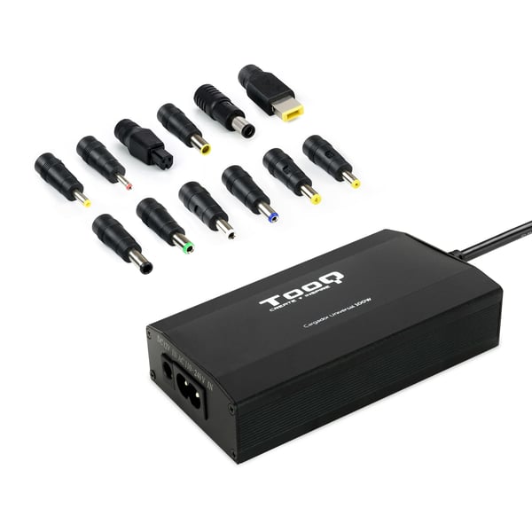 TooQ TQLC-100BS01M strømadapter og vekselret Auto/indendørs 100 W Sort