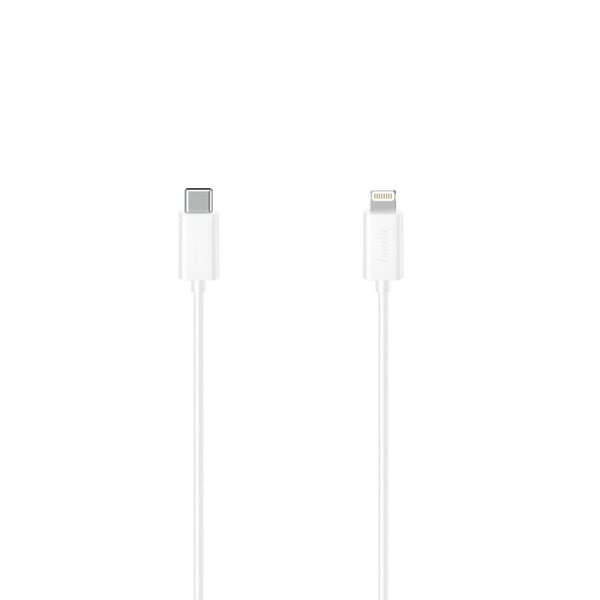 Hama 00200645 Lightning kabel 1,5 m Hvid