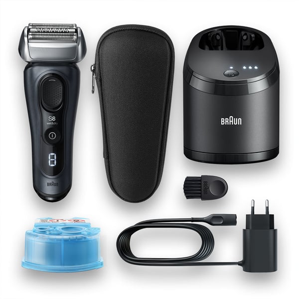 Braun Series 8 8463cc Folie shaver Trimmer Grå