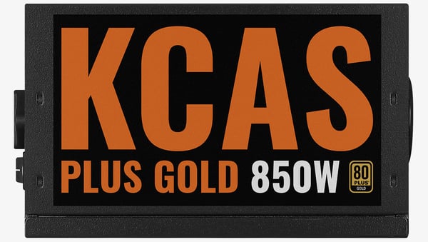 Aerocool KCAS PLUS GOLD 850W strömförsörjningsenheter 20+4 pin ATX Svart