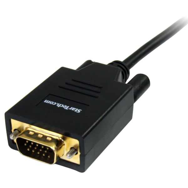 StarTech.com MDP2VGAMM6 videokabel adapter 1,8 m Mini DisplayPort VGA (D-Sub) Sort