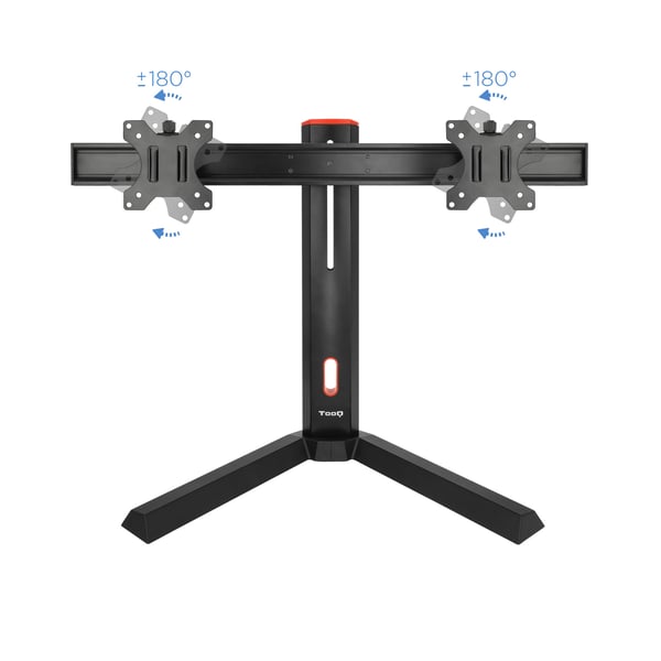 TooQ DB1402TN-B skærmbeslag og -stativer 68,6 cm (27") Skrivebord Sort, Rød