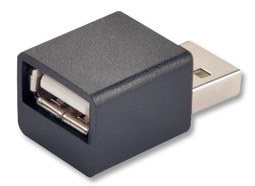 Lindy 73336 kabel kønsskifter USB M USB F Sort
