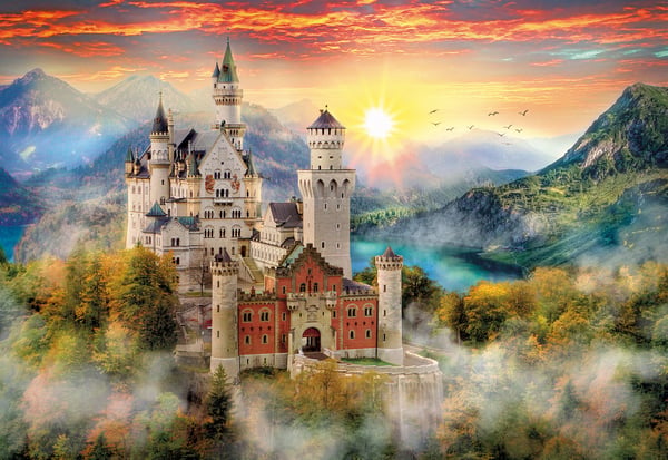 Clementoni Neuschwanstein Kontur puslespil 2000 stk By