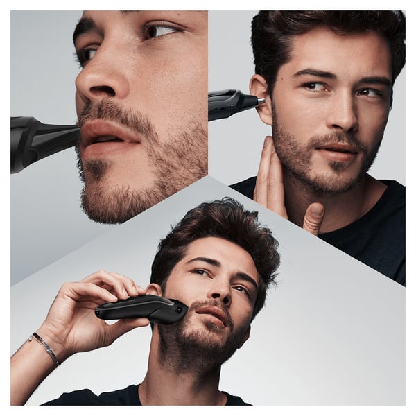 Braun 81705165 skägg/hår trimmer Svart, Grå 13 Litium-Ion (Li-Ion)