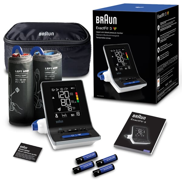Braun ExactFit 3 Overarm Automatisk 2 bruger(e)