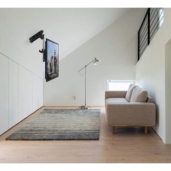 Techly ICA-CPLB 222 tv-beslag 94 cm (37") Sort, Sølv