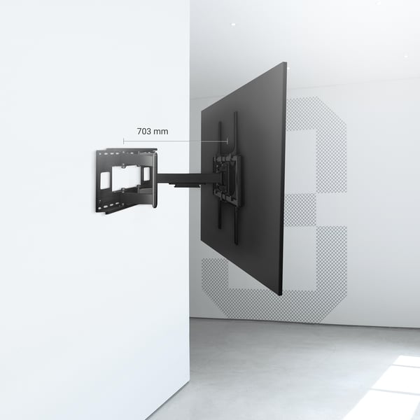 AISENS WT120TSLE-163 tv-beslag 3,05 m (120") Sort