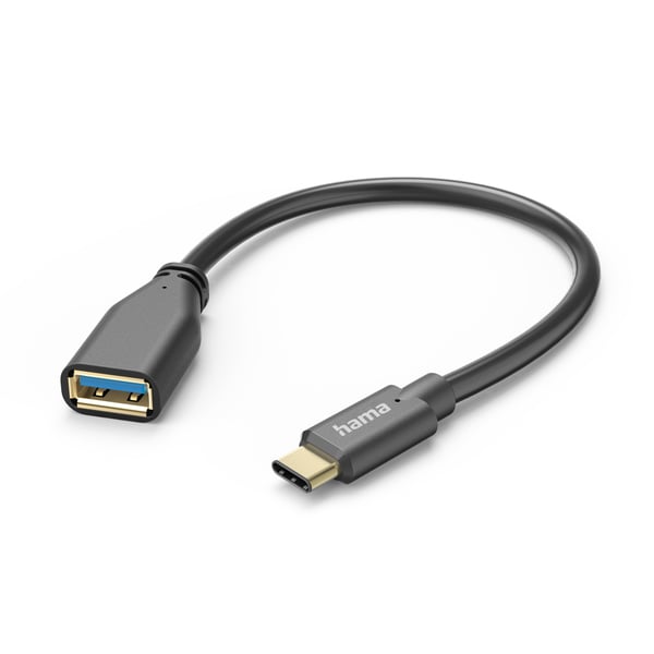 Hama 00125105 USB-kabel USB 3.2 Gen 1 (3.1 Gen 1) 0,15 m USB A USB C 5 Gbit/sek. Sort Hama 00125105 USB-kabel USB 3.2 Gen 1 (3.1 Gen 1) 0,15 m USB A USB C 5 Gbit/sek. Sort