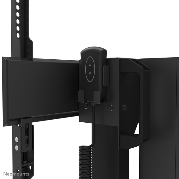 Neomounts FL55-875BL1 multimedialaitteiden kärry ja teline Musta Kiinteä lattiajalusta