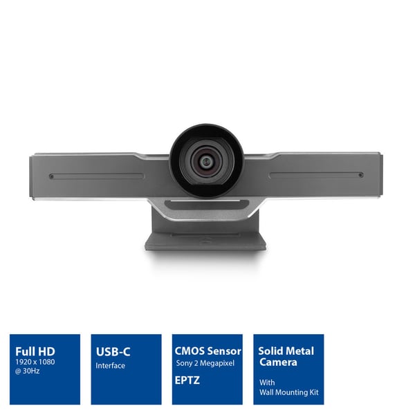 ACT AC7990 videokonferenskamera 2 MP Svart 1920 x 1080 pixlar 30 fps CMOS 25,4 / 2,8 mm (1 / 2.8")