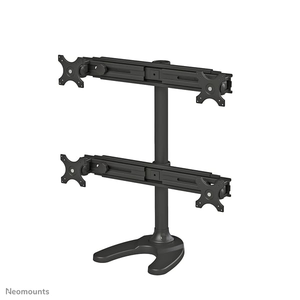 Neomounts FPMA-D700DD4 fäste och ställ till bildskärm 76,2 cm (30") Bord Svart