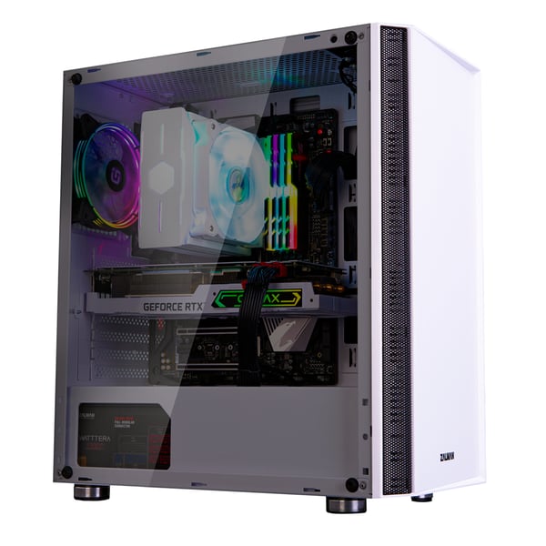 Zalman R2 WHITE datorväskor Midi Tower Vit