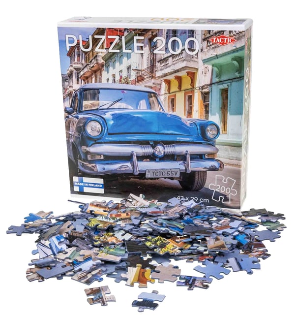 Tactic Puzzle Lovers Vintage Car in Havana 200 pcs puzzle