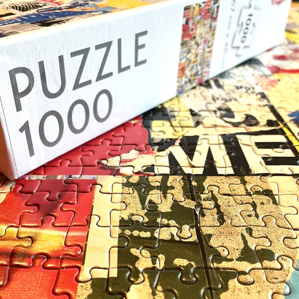 Tactic Poster Collage 1000 pcs Puslespil 1000 stk Kunst