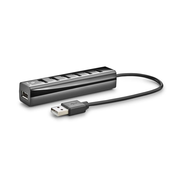 NGS IHUB7 TINY USB 2.0 480 Mbit/s Svart