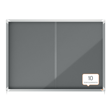 Nobo 1915338 opslagstavle Indendørs Grå Aluminium