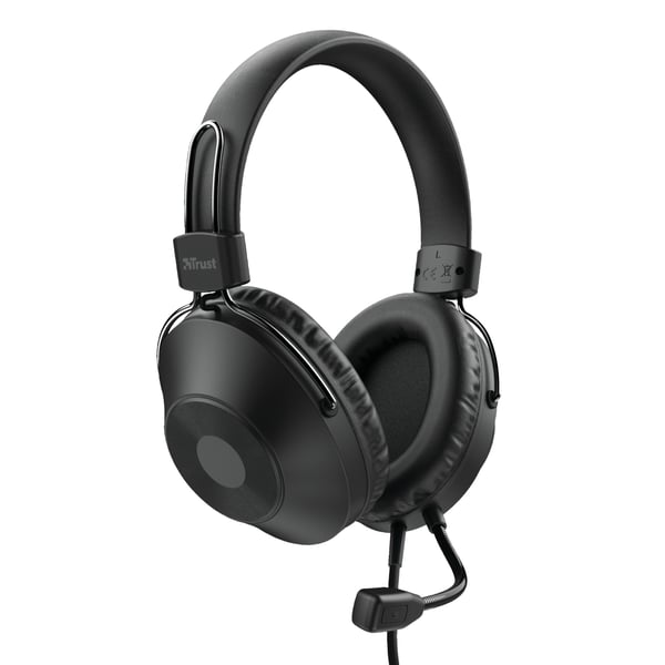 Trust HS-250 Headset Ledningsført Opkald/musik Sort