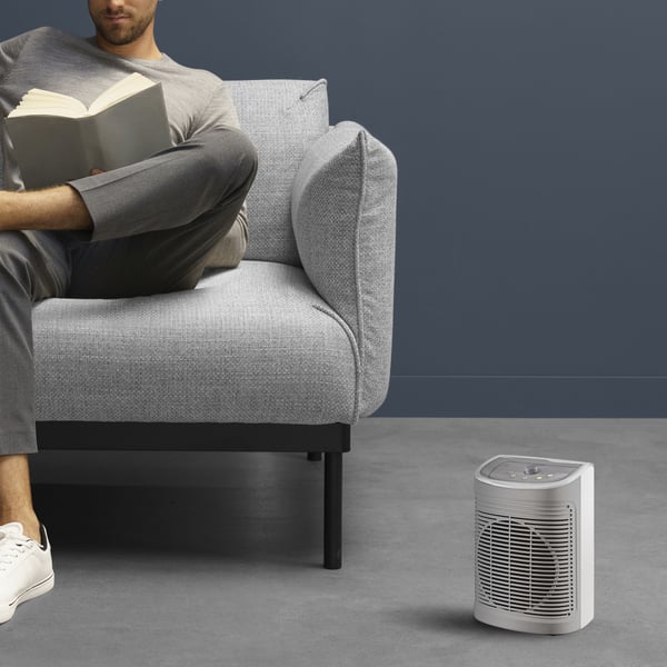 Rowenta Instant Comfort SO6520 Indendørs Grå 2400 W Blæser med elektrisk områdevarmer