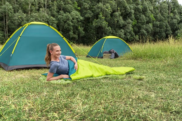 Bestway 68099 / 26 sovepose Voksen Mumietaske Polyester Blå, Grøn