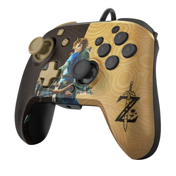 PDP REMATCH: Hyrule Hero Link Flerfarvet USB Gamepad Analog/digital Nintendo Switch, Nintendo Switch OLED