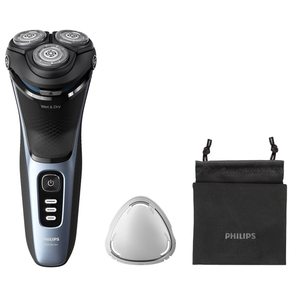 Philips 3000 series Shaver S3243/12 Elektrisk rakapparat för våt- och torrakning