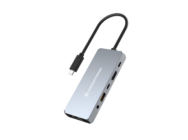 Conceptronic DONN22G dockningsstationer för bärbara datorer Kabel USB 3.2 Gen 2 (3.1 Gen 2) Type-C Grå Conceptronic DONN22G dockningsstationer för bärbara datorer Kabel USB 3.2 Gen 2 (3.1 Gen 2) Type-C Grå
