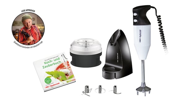 ESGE 99205 blender Nedsænkning blender 180 W Sort, Hvid