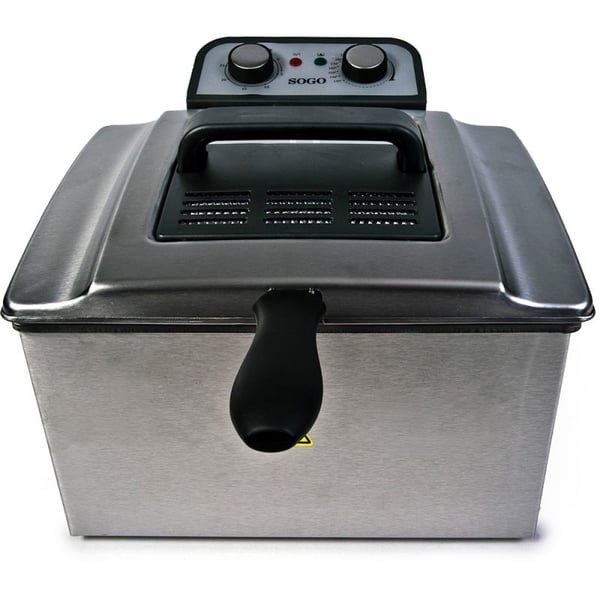 Sogo FRE-SS-798 frituregryde Enkelt 5 L Enkeltstående 3000 W Sort, Rustfrit stål