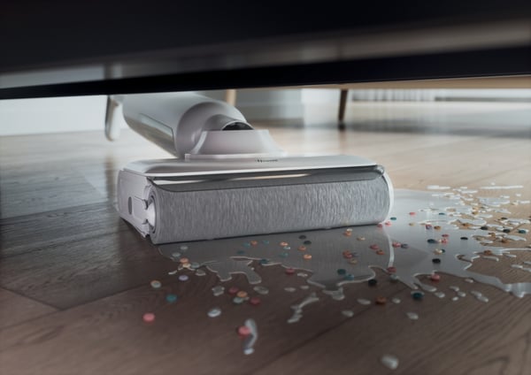 Hoover HW400 011 Pystyimuri Akku Kuiva ja märkä Pussiton 0,55 L 220 W Valkoinen