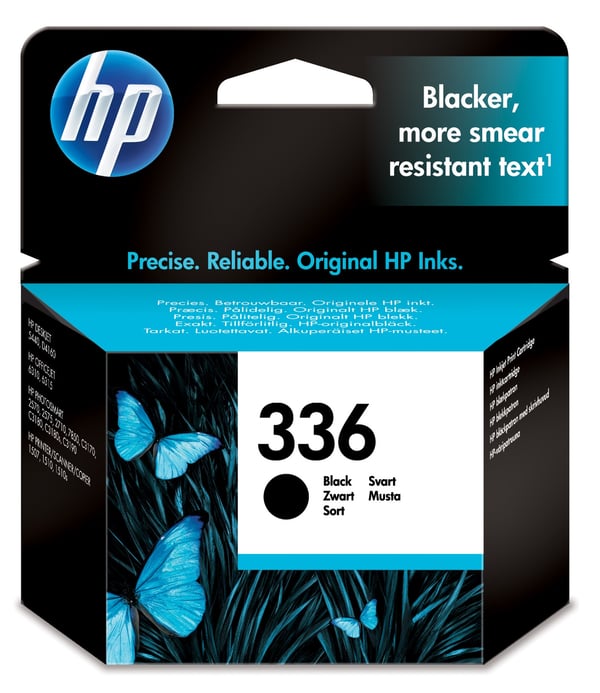 HP 336 mustekasetti 1 kpl Alkuperäinen Perusvärintuotto Musta