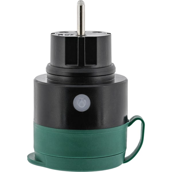 InLine 40155O smart stik 3680 W Sort, Grøn