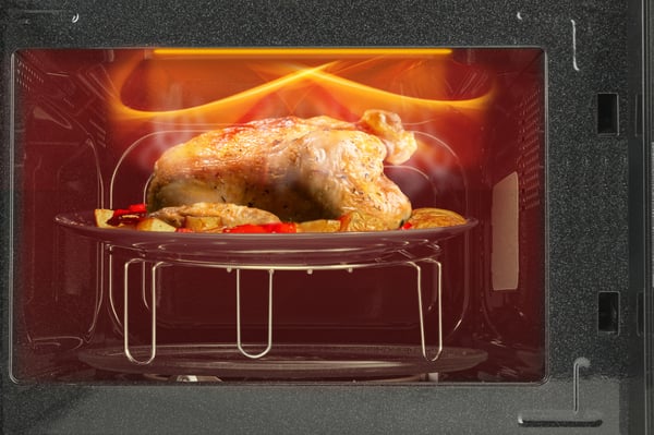 Hisense H23MOBS5HG4 Svart Grillmikrovågsugn Bänkdiskmaskin 23 l 800 W