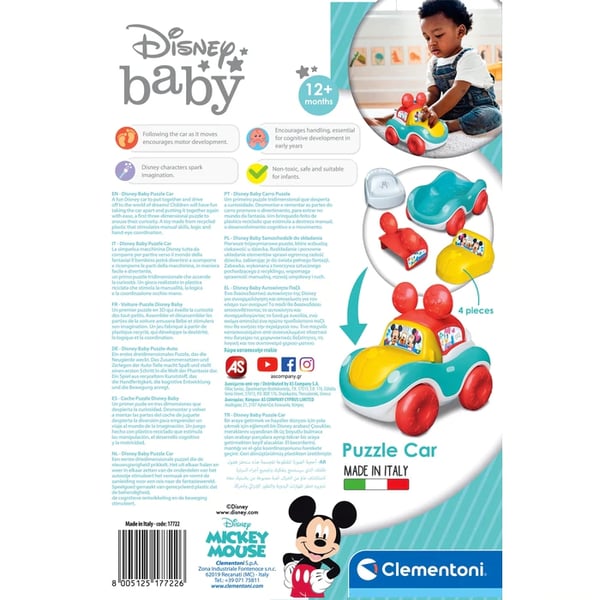 Clementoni Disney Baby 17722 leluajoneuvo