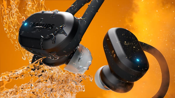 Philips 7600 series TAA7306BK/00 hörlur och headset Trådlös Öronkrok, I öra Idrott Bluetooth Svart