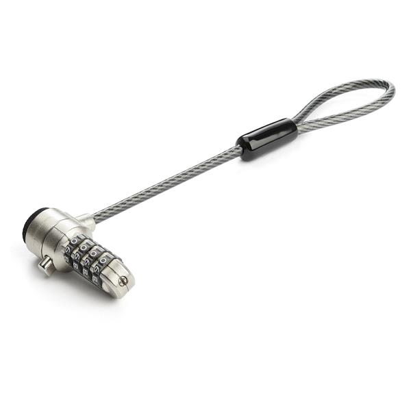 StarTech.com Låspunkt för bärbar dator expansionsslinga - 6"/2,5 cm slingad kabel och lås.