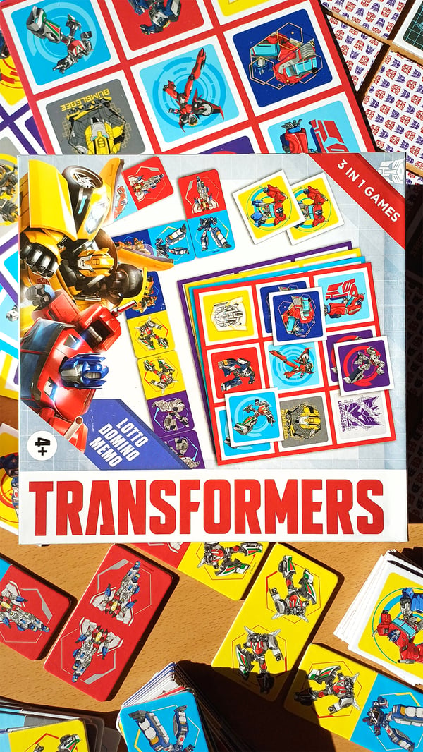 Tactic Peppa Pig Transformers 3 in 1 Lotto, Domino, Memo