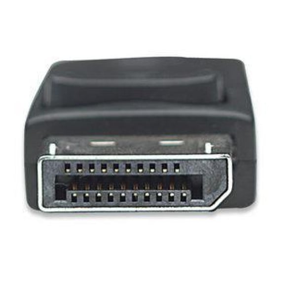 Techly DP - VGA M/F 0,07 m DisplayPort 2 x VGA (D-Sub) Sort