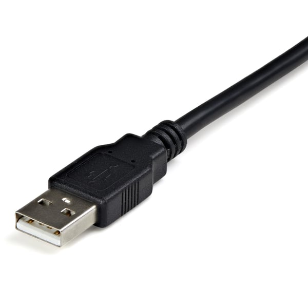StarTech.com ICUSB422 kabel kønsskifter DB9 M USB-A FM Sort